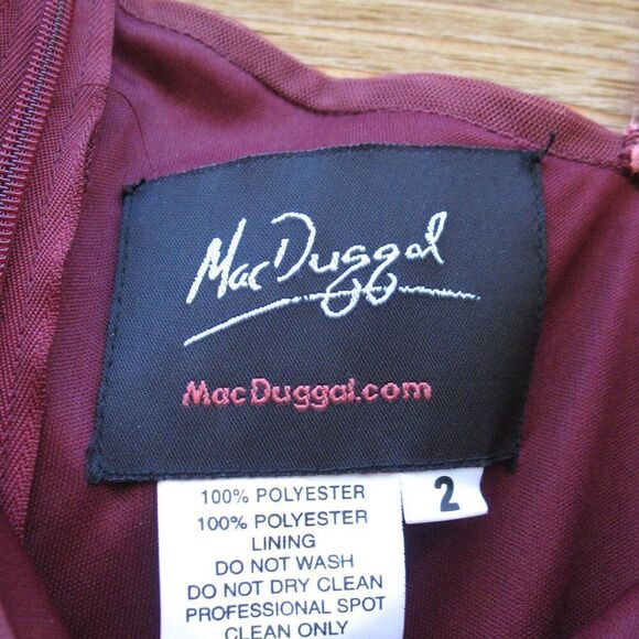 Mac Duggal Womens 93540 Sequin Gown Dress - Picture 12 of 14